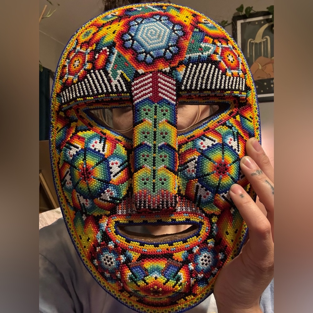 Colorful Beaded Mask